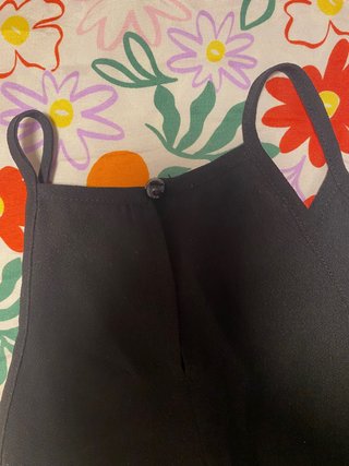 Vestido corto mujer negro