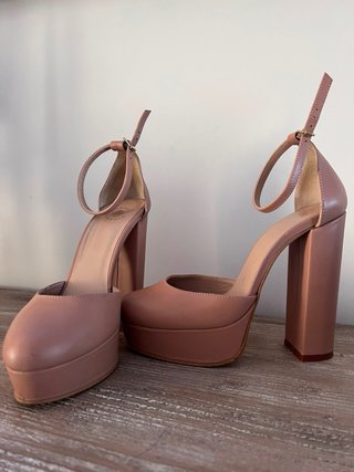 Zapatos Piel Tacón 13cm Julieta Nude