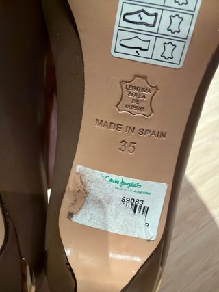 Tacones de piel Latouche marrones