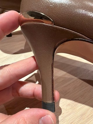 Tacones de piel Latouche marrones