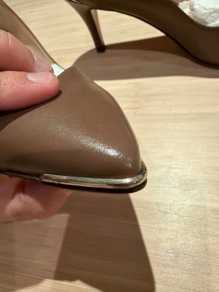Tacones de piel Latouche marrones