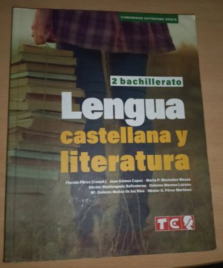 Libro lengua castellana y literatura 2° bachiller
