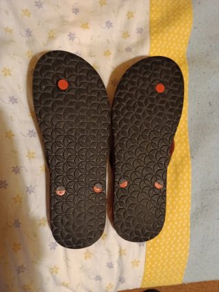Sandalias Tijuana Marrón/Rojo Talla 43
