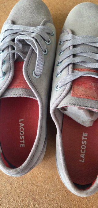 Zapatillas mujer Lacoste grises
