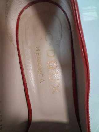Zapatos charol C Doux Menorca multicolor talla 38