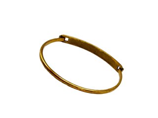 Pulsera Dior Metálica Dorada con Estrellas