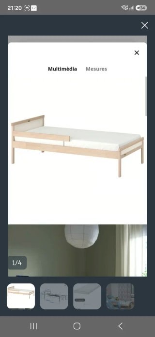Estructura cama infantil IKEA