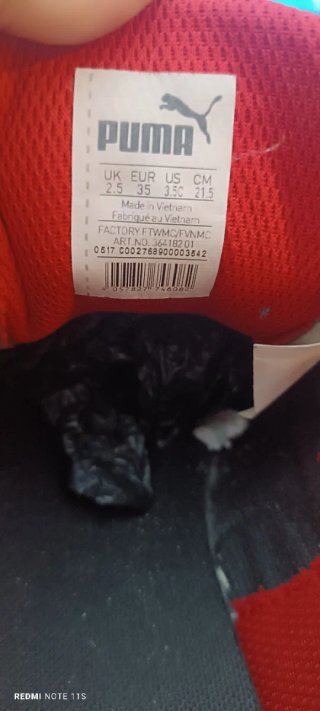 Puma Ferrari Talla 35 Roja