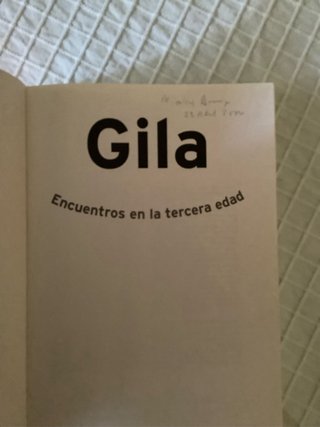 Libro encuentros con la tercera edad de Gila