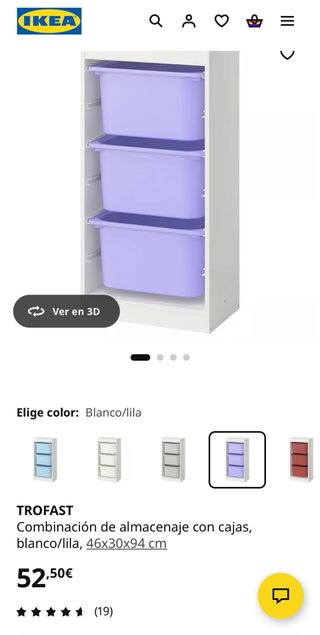 Mueble Almacenaje Ikea Trofast Rosa