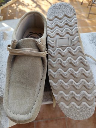 Zapatos de ante beige
