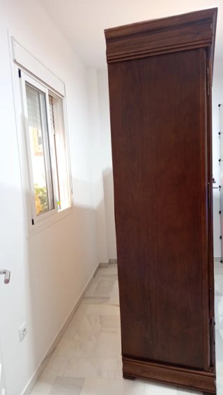 Dormitorio Completo Madera Maciza - Nogal Glaseado