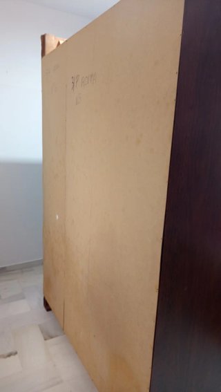 Dormitorio Completo Madera Maciza - Nogal Glaseado