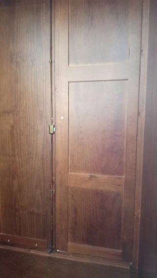 Dormitorio Completo Madera Maciza - Nogal Glaseado