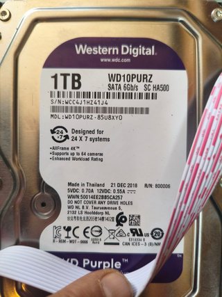 DVR Camtronics AHD Plus 1TB WD Purple