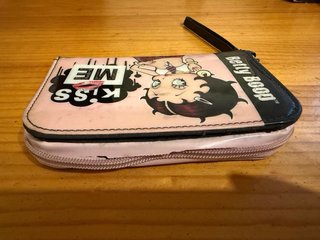 Cartera monedero Betty Boop Kiss Me vintage Y2K