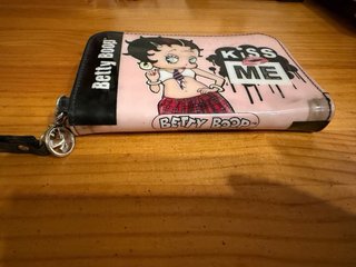 Cartera monedero Betty Boop Kiss Me vintage Y2K