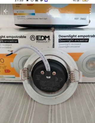 Foco LED Empotrable EDM 5W 380lm