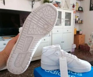 Adidas Rivalry Mid Talla 44 2/3 Blancas