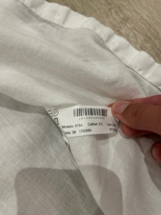 Massimo Dutti Camisa Blanca Mujer