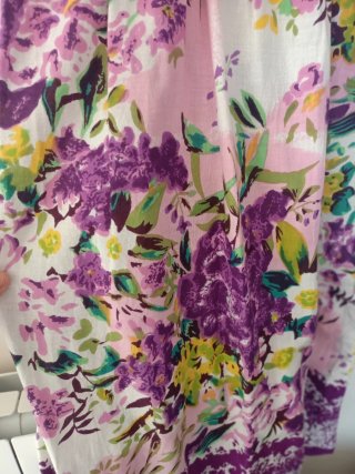 Vestido estampado floral talla única