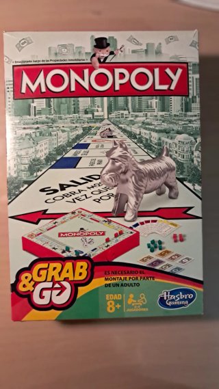 Monopoly Grab & Go Juego de Viaje