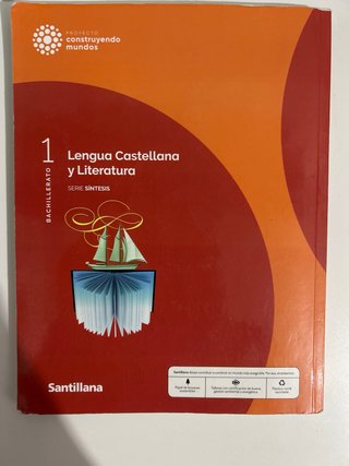 Libro 1 de bachillerato de lengua castellana