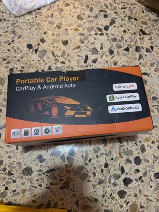 Reproductor Coche Portátil CarPlay Android Auto