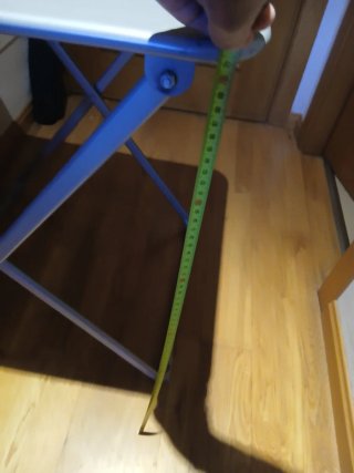 Mesa de acero plegable