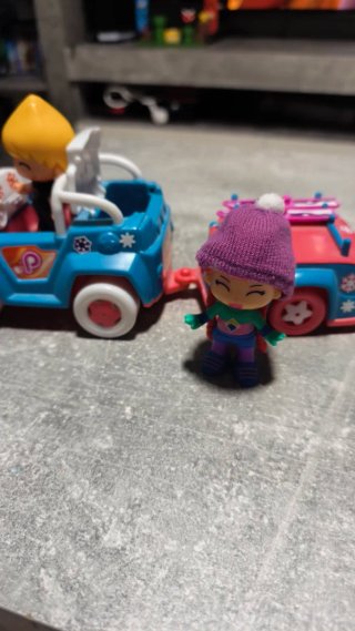 Pin y Pon Coche Nieve con Remolque