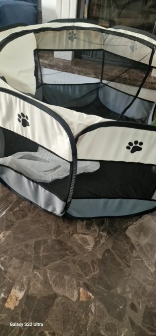 Corral para perros plegable