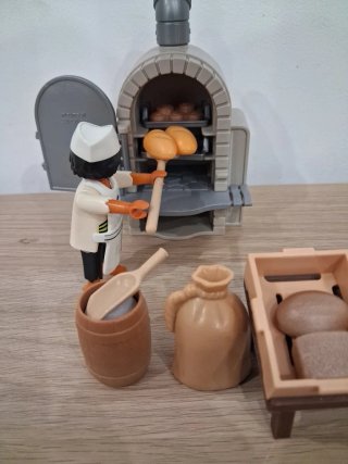 Panadería Playmobil con horno y accesorios