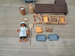 Panadería Playmobil con horno y accesorios
