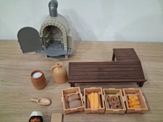Panadería Playmobil con horno y accesorios