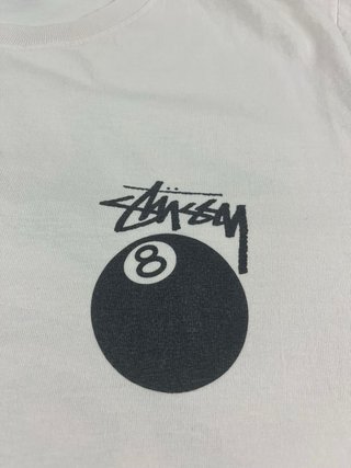 Camiseta Stüssy 8 Ball Rosa Claro