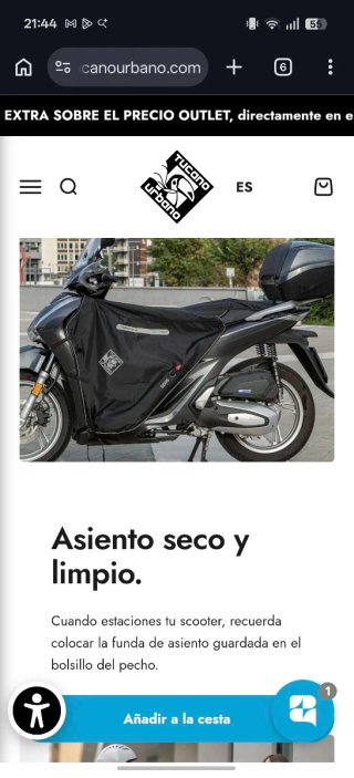 Cubrepiernas  Moto Tucano Urbano Termoscud R170