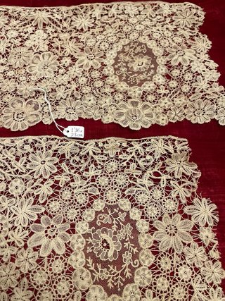 Antiguo encaje duquesa siglo XIX