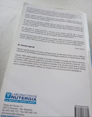 Entender la Nutrición celular activa.