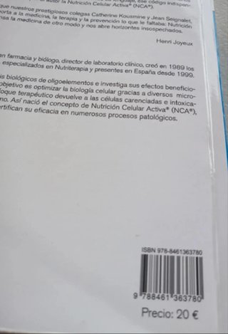 Entender la Nutrición celular activa.