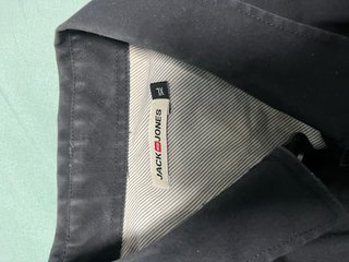 Camisa Jack & Jones Negra Manga Corta