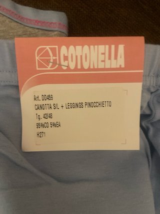 Pijama Cotonella Talla M