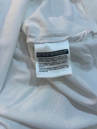 Camiseta manga corta Levi's Blanca Azul S mujer