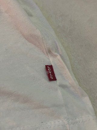 Camiseta manga corta Levi's Blanca Azul S mujer