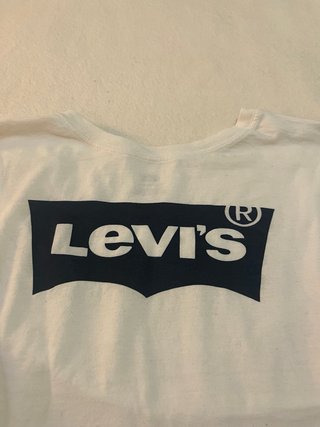 Camiseta manga corta Levi's Blanca Azul S mujer