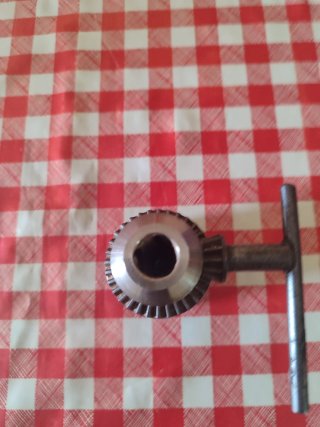 Mandril para taladro con llave