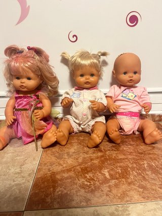 Lote 3 Muñecas Nenucos