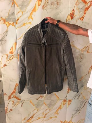 Chaqueta Cuero DAVID BOWIE Gris