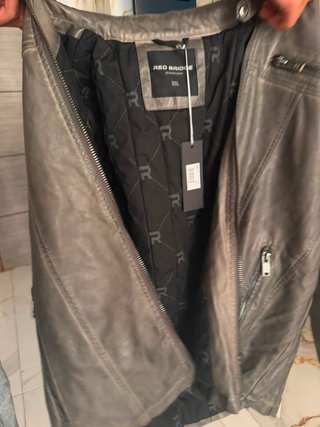 Chaqueta Cuero DAVID BOWIE Gris
