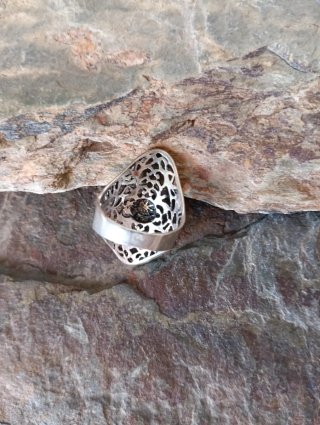 Anillo Filigrana Plata Ley ( vintage)