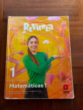 Libro Matemáticas I Revuela 1 bachillerato